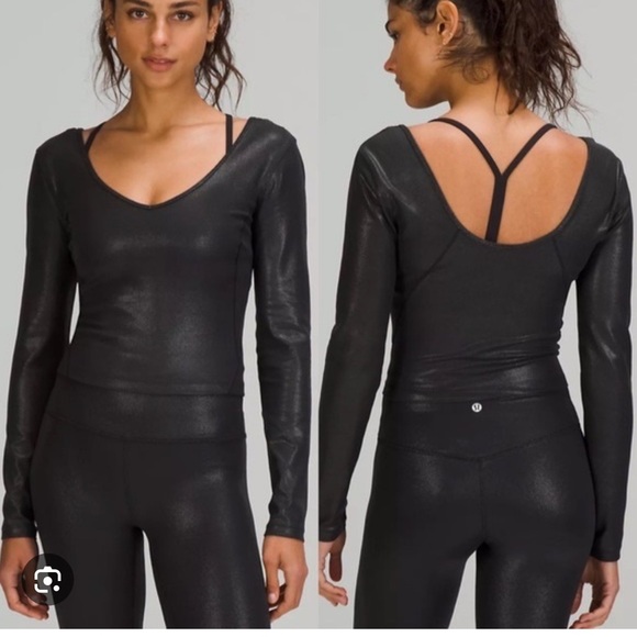lululemon athletica Tops - Lululemon Black Long Sleeve Women's Top